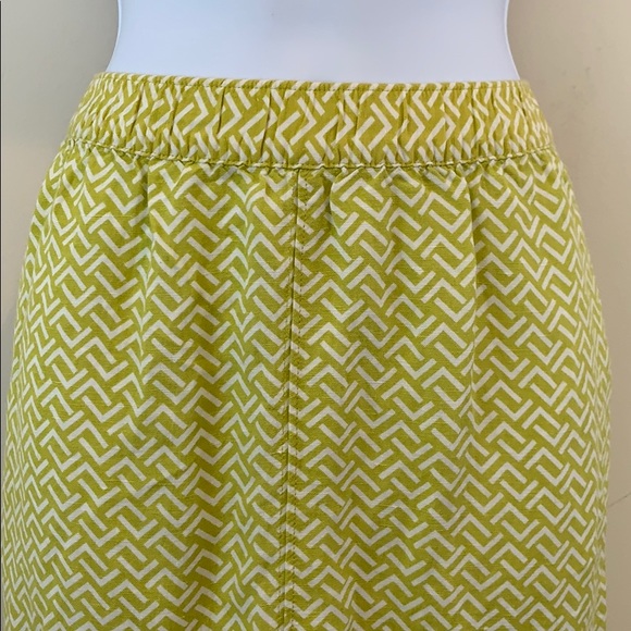 Merona Green Geo Linen Mini Skirt Sz XS. NEW - Picture 2 of 8